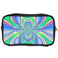 Fractal Geometry Mathematics Gradient Ovals Math Toiletries Bag (one Side) by Ravend