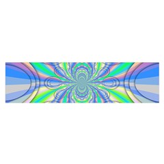 Fractal Geometry Mathematics Gradient Ovals Math Oblong Satin Scarf (16  X 60 ) by Ravend