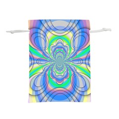 Fractal Geometry Mathematics Gradient Ovals Math Lightweight Drawstring Pouch (s) by Ravend