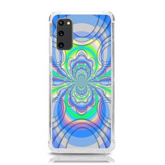 Fractal Geometry Mathematics Gradient Ovals Math Samsung Galaxy S20 6 2 Inch Tpu Uv Case