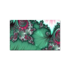 Fractal Spiral Template Abstract Background Design Sticker (rectangular) by Ravend