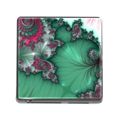 Fractal Spiral Template Abstract Background Design Memory Card Reader (square 5 Slot) by Ravend