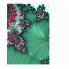 Fractal Spiral Template Abstract Background Design Large Garden Flag (two Sides) by Ravend