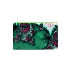 Fractal Spiral Template Abstract Background Design Cosmetic Bag (xs) by Ravend