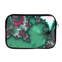 Fractal Spiral Template Abstract Background Design Apple Macbook Pro 17  Zipper Case by Ravend