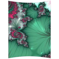 Fractal Spiral Template Abstract Background Design Back Support Cushion by Ravend