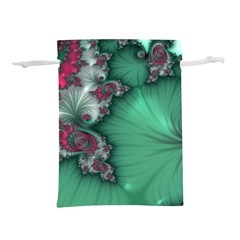 Fractal Spiral Template Abstract Background Design Lightweight Drawstring Pouch (m) by Ravend