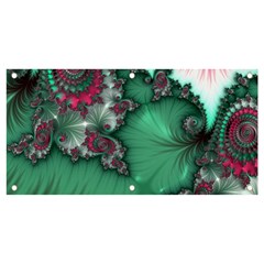 Fractal Spiral Template Abstract Background Design Banner And Sign 4  X 2  by Ravend