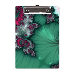 Fractal Spiral Template Abstract Background Design A5 Acrylic Clipboard by Ravend