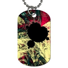 Fractal Art Design Fractal Art Digital Art Dog Tag (One Side)