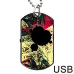 Fractal Art Design Fractal Art Digital Art Dog Tag USB Flash (Two Sides) Front