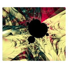 Fractal Art Design Fractal Art Digital Art One Side Premium Plush Fleece Blanket (Small)