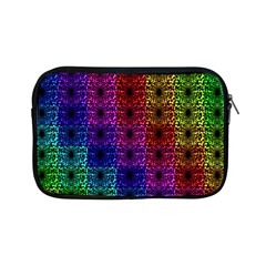 Rainbow Grid Form Abstract Background Graphic Apple Ipad Mini Zipper Cases by Ravend