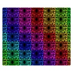 Rainbow Grid Form Abstract Background Graphic One Side Premium Plush Fleece Blanket (Small) 50 x40  Blanket Front