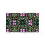 Kaleidoscope Digital Kaleidoscope Fractal Mirrored Sticker (Rectangular) Front