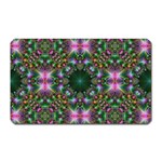 Kaleidoscope Digital Kaleidoscope Fractal Mirrored Magnet (Rectangular) Front