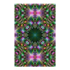 Kaleidoscope Digital Kaleidoscope Fractal Mirrored Shower Curtain 48  x 72  (Small) 