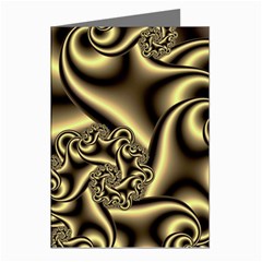 Background Fractal Sample Fantasy Texture Design Greeting Cards (pkg Of 8) by Ravend