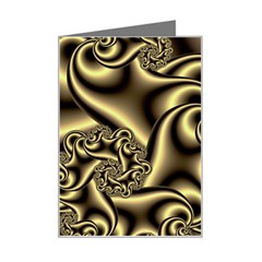 Background Fractal Sample Fantasy Texture Design Mini Greeting Card by Ravend