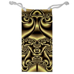 Background Fractal Sample Fantasy Texture Design Jewelry Bag by Ravend