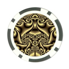 Background Fractal Sample Fantasy Texture Design Poker Chip Card Guard by Ravend