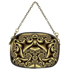 Background Fractal Sample Fantasy Texture Design Chain Purse (two Sides) by Ravend