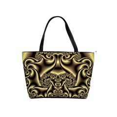 Background Fractal Sample Fantasy Texture Design Classic Shoulder Handbag by Ravend