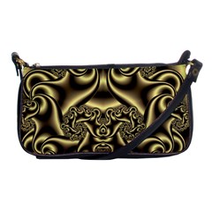 Background Fractal Sample Fantasy Texture Design Shoulder Clutch Bag by Ravend