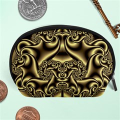 Background Fractal Sample Fantasy Texture Design Accessory Pouch (large) by Ravend