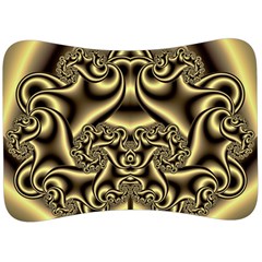 Background Fractal Sample Fantasy Texture Design Velour Seat Head Rest Cushion by Ravend