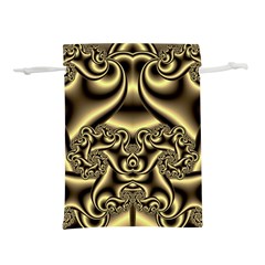 Background Fractal Sample Fantasy Texture Design Lightweight Drawstring Pouch (l) by Ravend