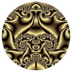 Background Fractal Sample Fantasy Texture Design Round Trivet by Ravend