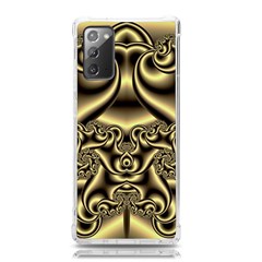 Background Fractal Sample Fantasy Texture Design Samsung Galaxy Note 20 Tpu Uv Case by Ravend