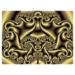 Background Fractal Sample Fantasy Texture Design One Side Premium Plush Fleece Blanket (extra Small) by Ravend