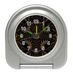 Fractal Symmetry Symmetrical Art Artwork Travel Alarm Clock