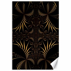 Fractal Symmetry Symmetrical Art Artwork Canvas 12  x 18 