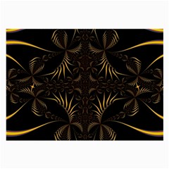 Fractal Symmetry Symmetrical Art Artwork Large Glasses Cloth (2 Sides)