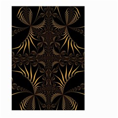 Fractal Symmetry Symmetrical Art Artwork Large Garden Flag (two Sides) by Ravend