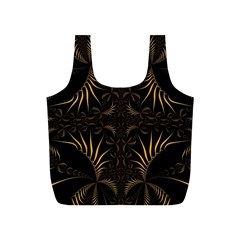 Fractal Symmetry Symmetrical Art Artwork Full Print Recycle Bag (s) by Ravend