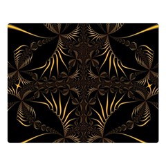 Fractal Symmetry Symmetrical Art Artwork Premium Plush Fleece Blanket (Large)