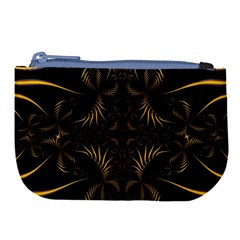 Fractal Symmetry Symmetrical Art Artwork Large Coin Purse by Ravend