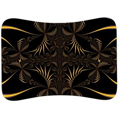 Fractal Symmetry Symmetrical Art Artwork Velour Seat Head Rest Cushion by Ravend