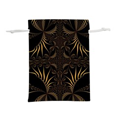 Fractal Symmetry Symmetrical Art Artwork Lightweight Drawstring Pouch (m) by Ravend