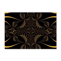 Fractal Symmetry Symmetrical Art Artwork Crystal Sticker (a4) by Ravend