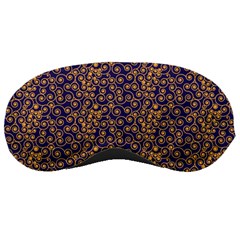 Spiral Pattern Texture Fractal Circle Geometry Sleeping Mask by Ravend