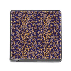 Spiral Pattern Texture Fractal Circle Geometry Memory Card Reader (square 5 Slot) by Ravend