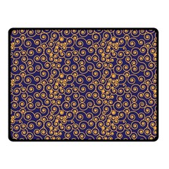 Spiral Pattern Texture Fractal Circle Geometry Fleece Blanket (small) by Ravend