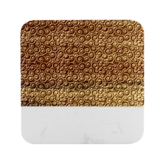 Spiral Pattern Texture Fractal Circle Geometry Marble Wood Coaster (square)