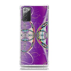 Abstract Colorful Art Pattern Design Fractal Samsung Galaxy Note 20 Tpu Uv Case