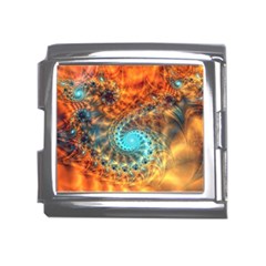 Fractal Math Abstract Mysterious Mystery Vortex Mega Link Italian Charm (18mm) by Ravend